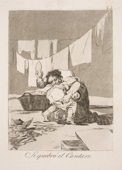 Quando si rompe la brocca da Francisco de Goya