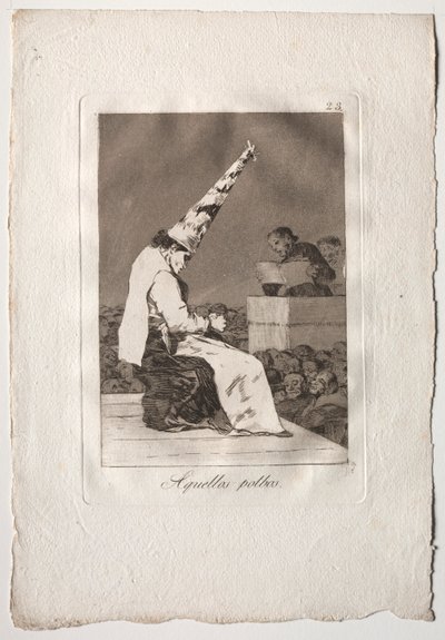 Ochenta Caprichos: Aquellos Polbos da Francisco de Goya