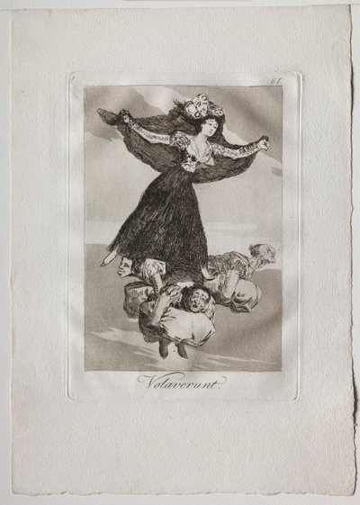 Ochenta Caprichos: Volaverunt da Francisco de Goya