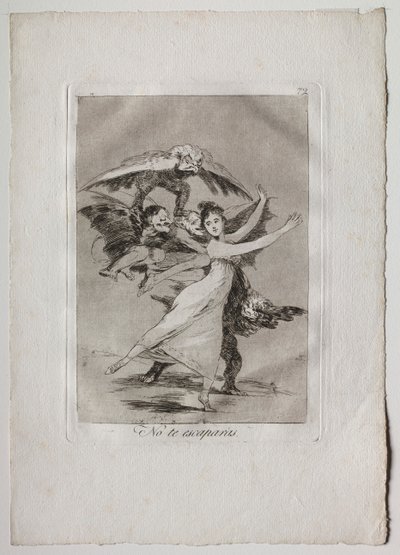 Ochenta Caprichos: Non sfuggirai da Francisco de Goya