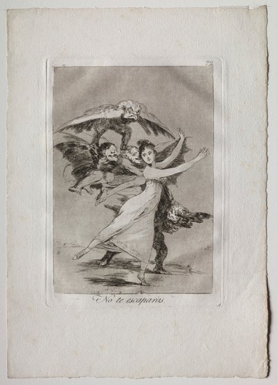 Ochenta Caprichos: Non sfuggirai da Francisco de Goya
