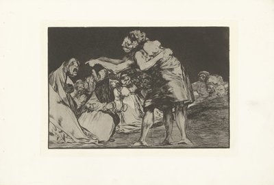 Follia disordinata (Los Disparates, Los Proverbios) da Francisco de Goya