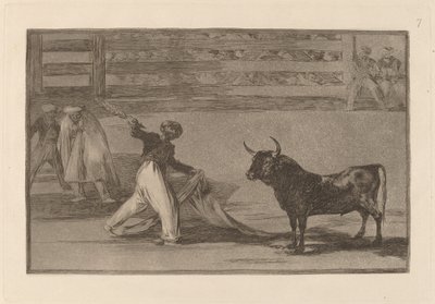Origine degli arpioni o banderillas da Francisco de Goya
