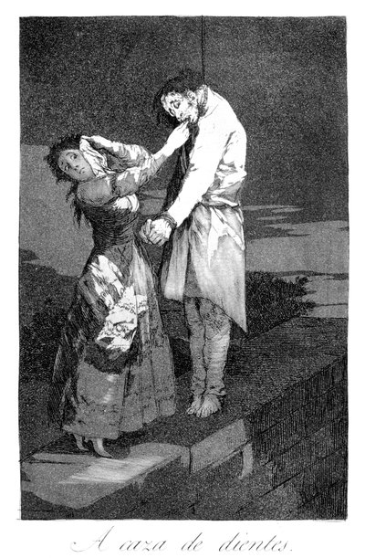 A caccia di denti, 1799 da Francisco de Goya