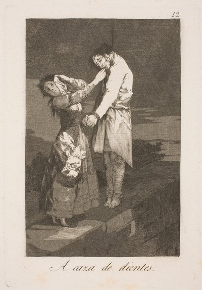 Alla ricerca dei denti da Francisco de Goya