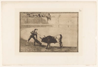 Pedro Romero uccide un toro da Francisco de Goya