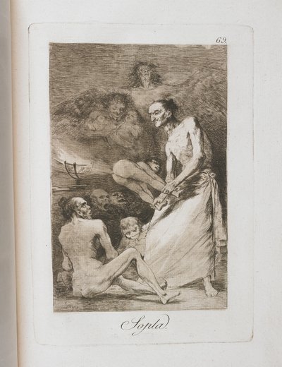 Tavola da Los Caprichos, 1797-1798 da Francisco de Goya
