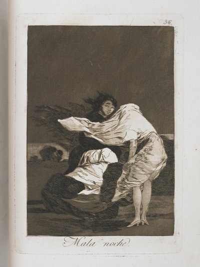 Tavola da Los Caprichos, 1797-1798 da Francisco de Goya