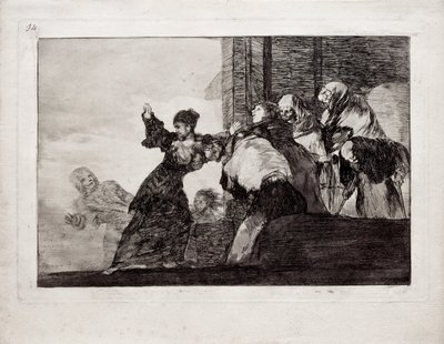 Povera Follia dalla serie Los Disparates Follies, 1815-1819 da Francisco de Goya