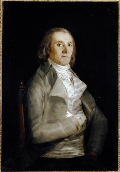 Ritratto di Don Andres del Peral, pittore decoratore da Francisco de Goya