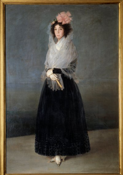 Ritratto della Contessa Del Carpio, Marchesa della Solana (1757-1795) Dipinto di Francisco de Goya (1746-1828) XVIII secolo da Francisco de Goya