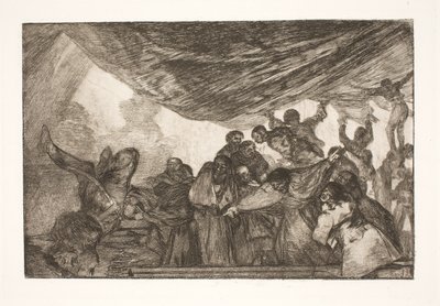 Pura follia (Senza appellarsi né a Dio né al Diavolo) da Francisco de Goya
