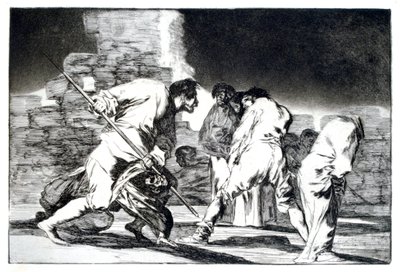 Enigma della Furia, 1819-1823 da Francisco de Goya