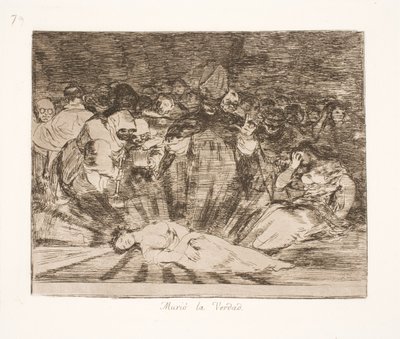 La verità è morta (79) da Francisco de Goya