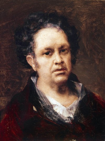 Autoritratto a 69 anni da Francisco de Goya