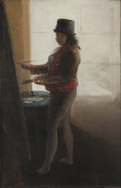 Autoritratto nello studio da Francisco de Goya