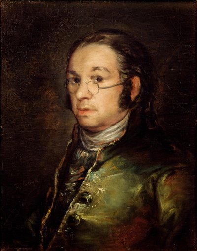 Autoritratto con occhiali da Francisco de Goya