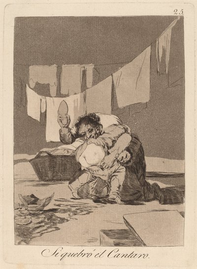 Si quebro el cantaro da Francisco de Goya