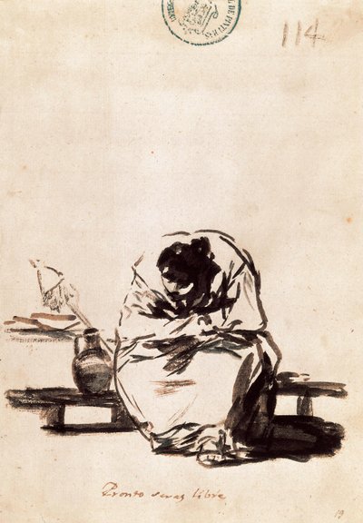 Presto sarai libero da Francisco de Goya