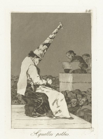 Particelle di polvere da Francisco de Goya