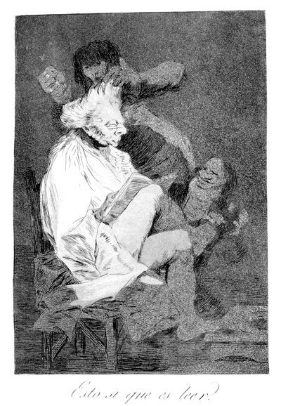 Questo è certamente saper leggere da Francisco de Goya