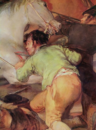 Il 2 maggio 1808, Madrid o La battaglia dei Mamelucchi (dettaglio) da Francisco de Goya