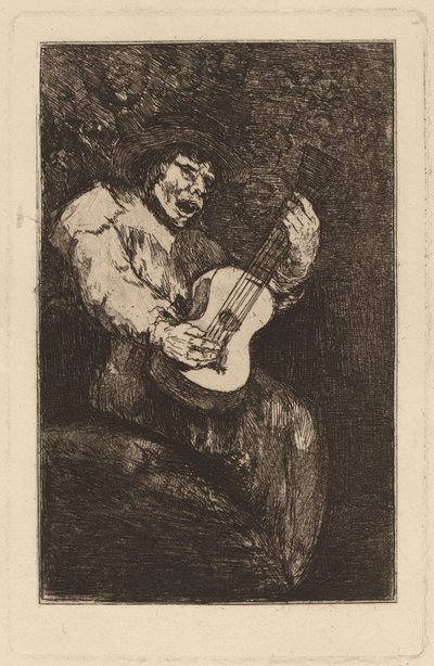 Il Cantante Cieco da Francisco de Goya