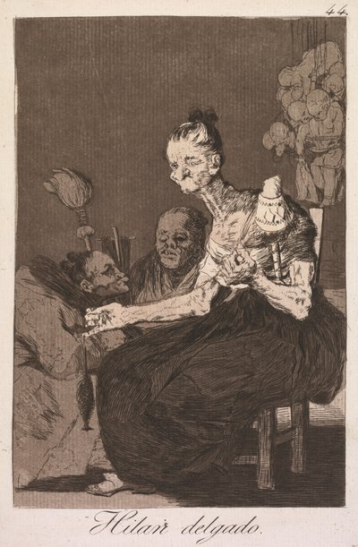I capricci: Filano finemente, 1799 da Francisco de Goya