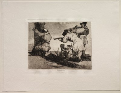Gli orrori della guerra: barbari! da Francisco de Goya