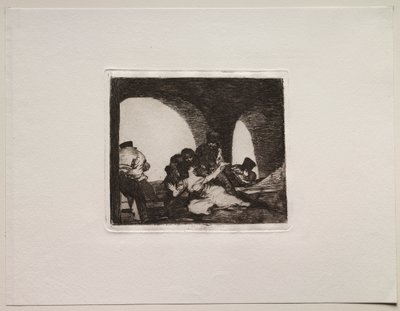 Gli orrori della guerra: Amaro essere presenti da Francisco de Goya