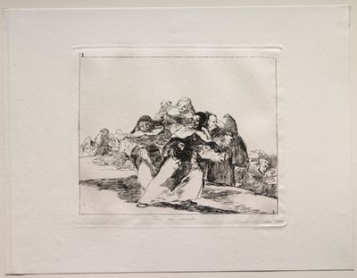 Gli orrori della guerra: tutto è sottosopra da Francisco de Goya