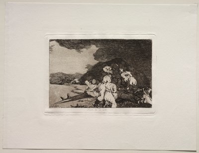 Gli orrori della guerra: Ben ti sta! da Francisco de Goya
