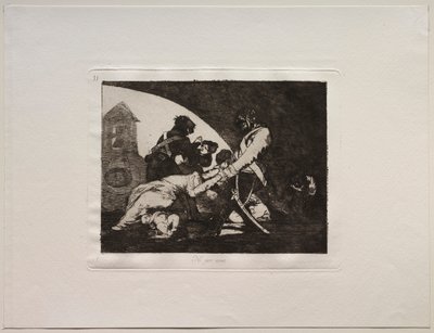 Gli orrori della guerra: Né questi da Francisco de Goya