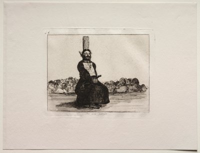 Gli orrori della guerra: a causa di un coltello da Francisco de Goya