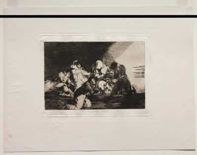 Gli orrori della guerra: uno non può guardare da Francisco de Goya