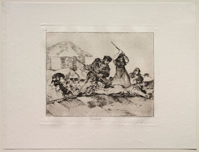 Gli orrori della guerra: Marmaglia da Francisco de Goya