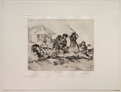 Gli orrori della guerra: Marmaglia da Francisco de Goya