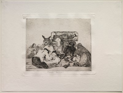 Gli orrori della guerra: Strana devozione! da Francisco de Goya
