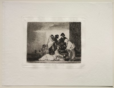 Gli orrori della guerra: grazie al miglio da Francisco de Goya