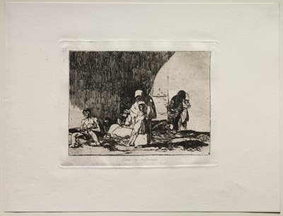 Gli orrori della guerra: I sani e i malati da Francisco de Goya