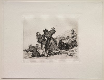 Gli orrori della guerra: anche questo da Francisco de Goya