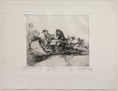 Gli orrori della guerra: Questo è il peggio! da Francisco de Goya