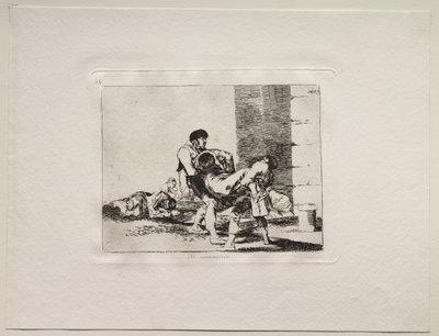 Gli orrori della guerra: Al cimitero da Francisco de Goya
