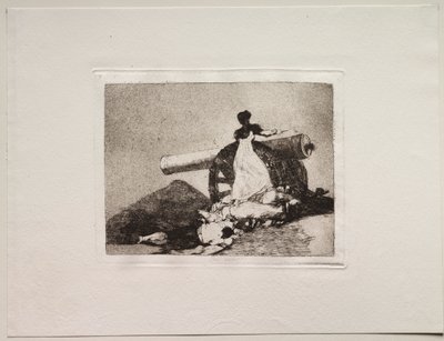 Gli orrori della guerra: Che coraggio! da Francisco de Goya