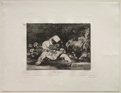 Gli orrori della guerra: Che follia! da Francisco de Goya