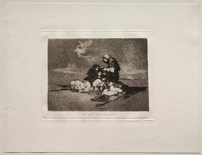 Gli orrori della guerra: A cosa serve una tazza da Francisco de Goya