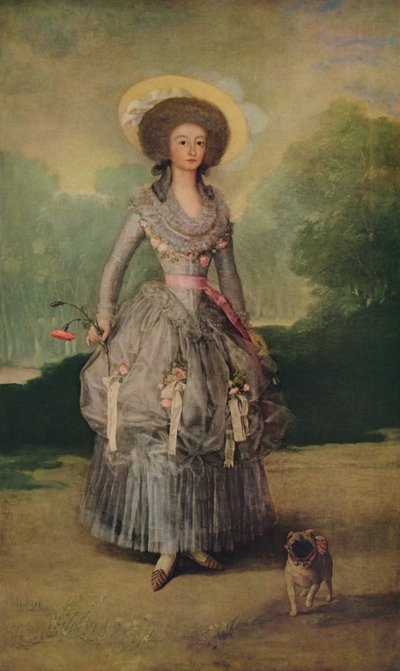 La Marquesa de Pontejos, c1786 da Francisco de Goya
