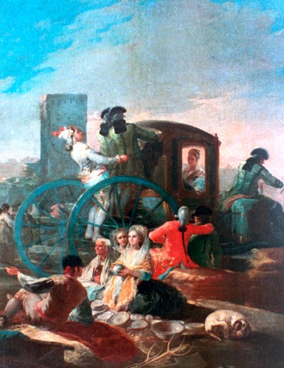 Il venditore di ceramiche, 1778 da Francisco de Goya