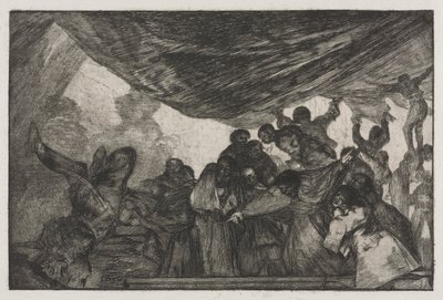 I proverbi: Chiara follia da Francisco de Goya
