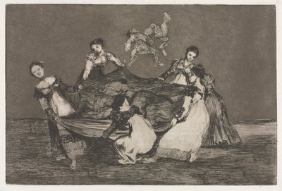 I proverbi: Follia femminile da Francisco de Goya